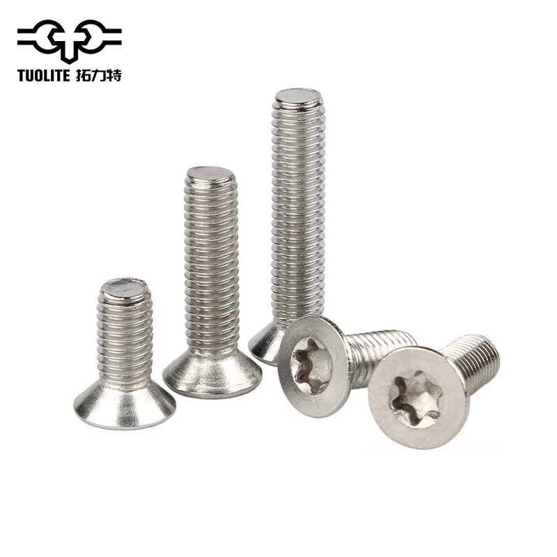 304 Stainless Steel flat head precision small torx screw machine screws
