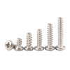 Self tapping screws pan head Phillips drive flat end small precision electronic screws