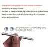 High strength low cost self cutting cement screw door window fixing tapping screw 