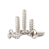 Self tapping screws pan head Phillips drive flat end small precision electronic screws