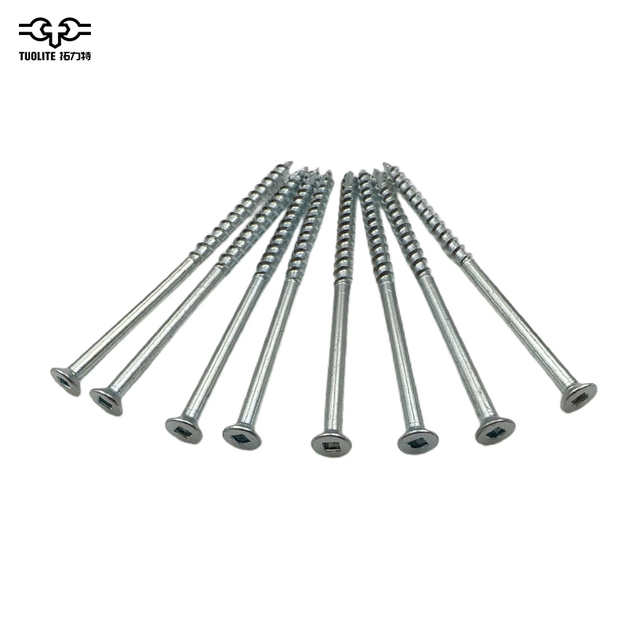 304 stainless steel square drive anti theft self tapping wood fiberboard timber screws